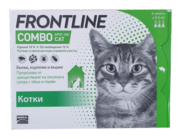 Frontline Combo Spot-on Cat / Фронтлайн Комбо Спот-он Котка - 1 пипета - Image 1