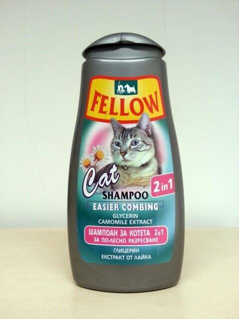 Шампоан за котки Fellow Cat 2 в 1 - Image 1
