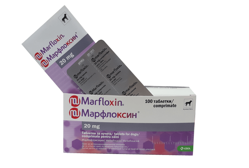 images Marfloxin 20 mg / Марфлоксин 20 мг таблетки за кучета - Image 1