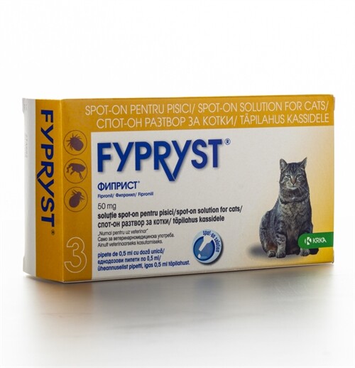 Fypryst Spot-On / Фиприст спот-он Котка 1 брой пипета - Image 1