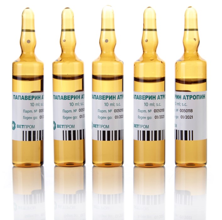Papaverin Atropin sol. pro inj. 10 ml / Папаверин атропин разтвор за инжекции 10 мл - Image 1
