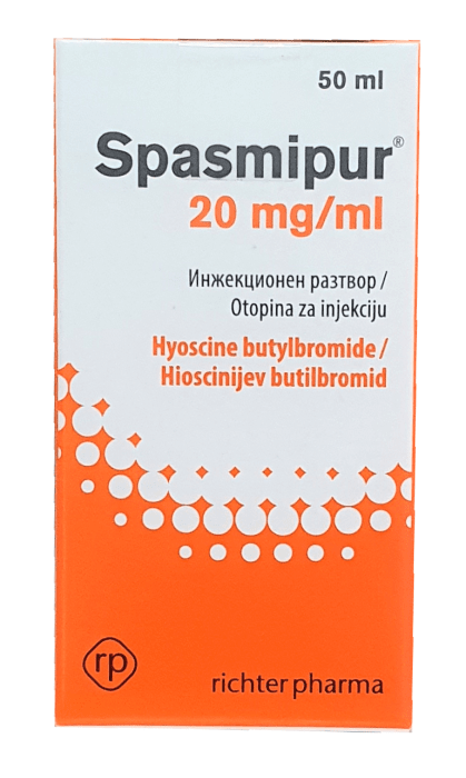 Spasmipur 20 mg/ml / Спазмипур 20 мг/мл инжекционен разтвор - Image 1