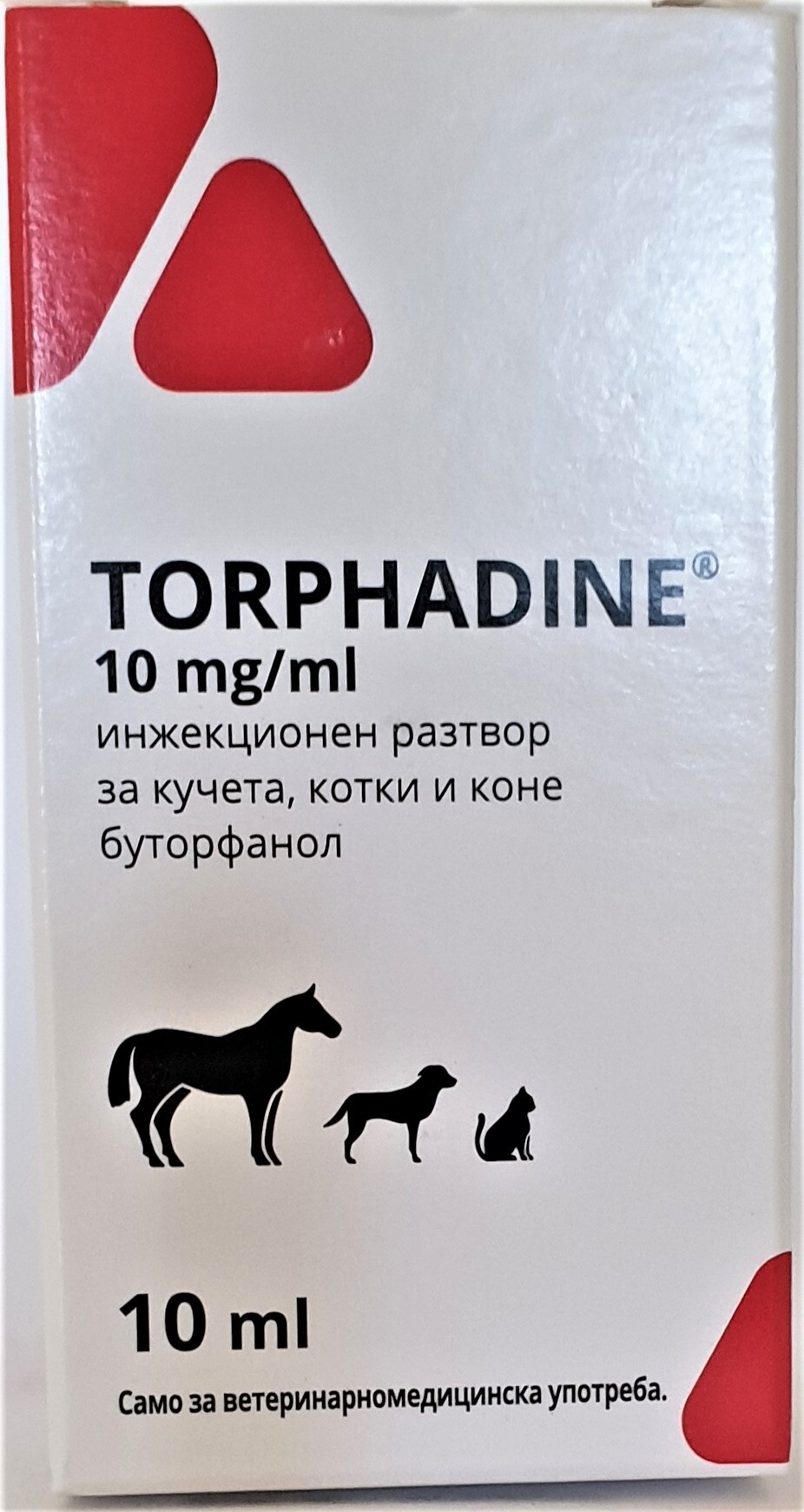 Torphadine 10 mg/ml / Торфадин 10 мг/мл инжекционен разтвор за кучета,котки и коне - Image 1