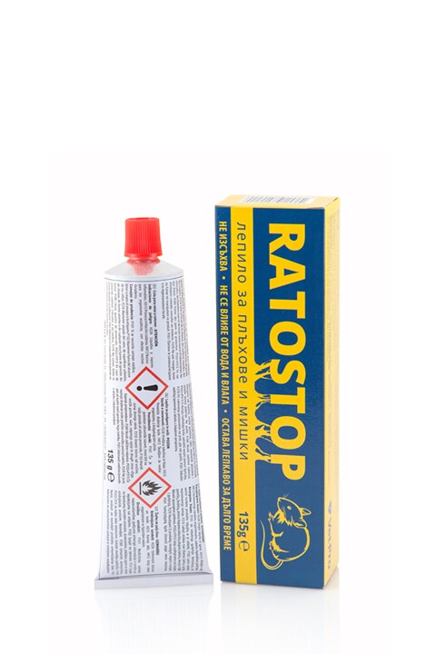 Ratostop_Glue Ratostop / Ратостоп лепило за плъхове и мишки - 135 g - Image 1