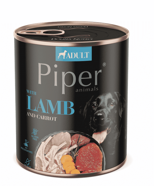Piper Adult с Агнешко с моркови и розмарин - 800 гр. - Image 1