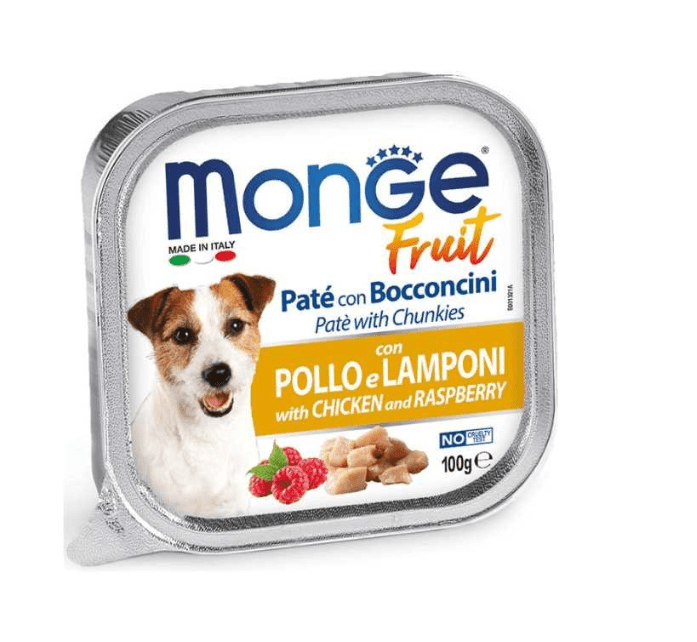 Screenshot 2025-11-21 111658 MONGE FRUIT- пастет с пиле и малини - 100гр - Image 1