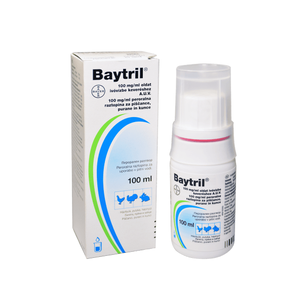 baytril-100-oral-sol Baytril 10 % 100 ml oral sol. / Байтрил 10% 100 мл орален разтвор - Image 1