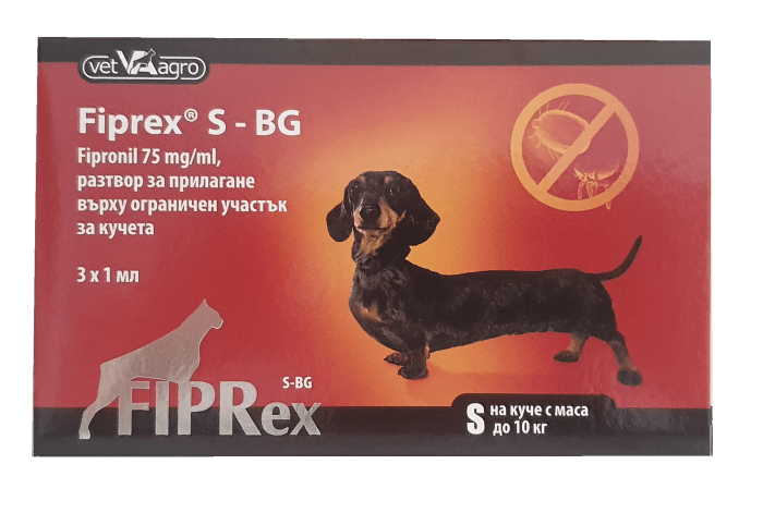 Fiprex S - BG / Фипрекс S - BG разтвор за кучета до 10 кг - Image 1