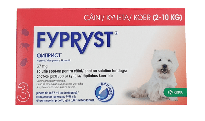 fypryst-2-10kg Fypryst Spot-on Dog/ Фиприст спот-он разтвор за кучета от 2 до 10 кг - Image 1