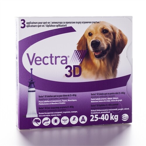 Vectra 3D 25-40 kg/ Вектра 3D спот-он за кучета от 25 до 40 кг - Image 1