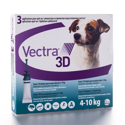 Vectra 3D 4-10 kg/ Вектра 3D спот-он за кучета от 4 до 10 кг - Image 1