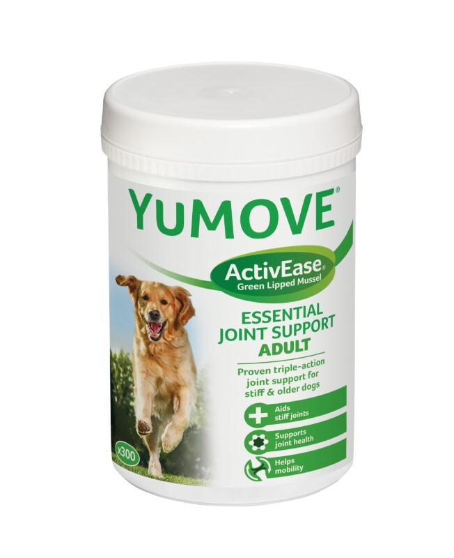 YuMOVE-2020-Adult-300-Pack YuMove - овкусени таблетки за стави с екстракт от зеленоуста мида за куче 300 бр. в опаковка - Image 1