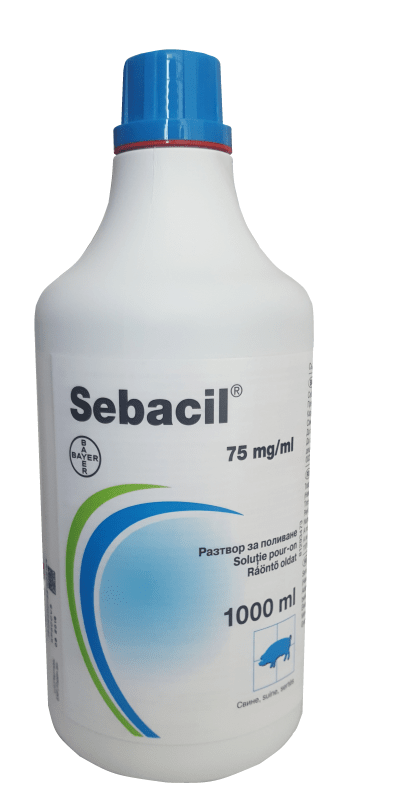 images Sebacil 7,5 % Pour On / Себацил 7,5% Разтвор - Image 1