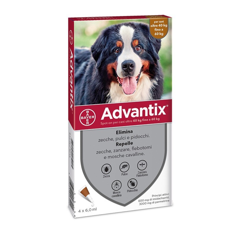 advantix-40-60 Advantix spot-on for dogs 40-60 kg / Адвантикс спот-он за кучета 40-60 кг - Image 1