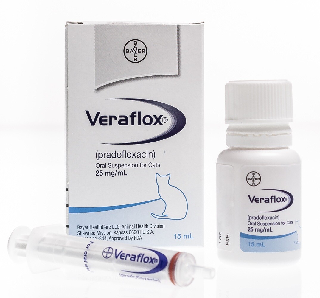 veraflox-cat Veraflox 25 mg/ml / Верафлокс 25 мг/мл перорална суспензия за котки - Image 1