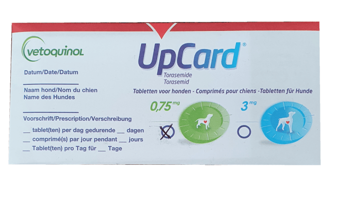 UpCard 0.75 mg / ЪпКард 0.75 мг таблетки за кучета - Image 1