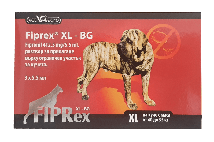 fiprex-xl Fiprex XL - BG / Фипрекс XL - BG разтвор за кучета от 40 до 55 кг - Image 1