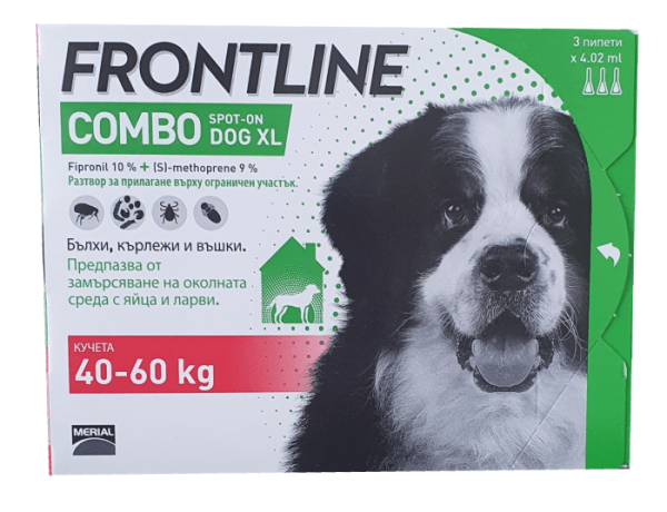 frontline-combo-xl Frontline Combo spot-on Dog XL / Фронтлайн Комбо спот он за кучета от 40 до 60 кг - Image 1