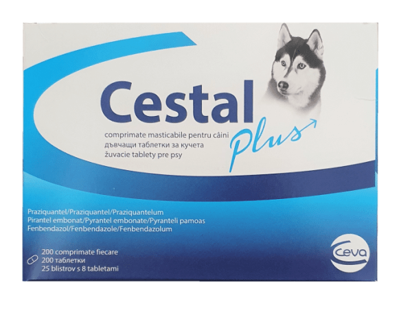 Cestal Plus for dogs / Цестал плюс 200 дъвчащи таблетки за кучета - Image 1