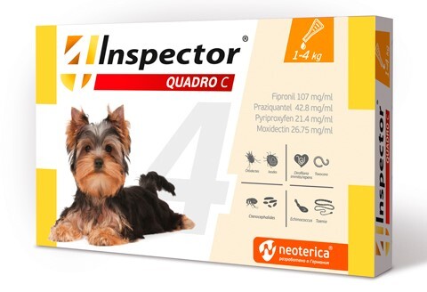 Inspector-Quadro-C-1-4-kg Inspector quadro С spot-on / Инспектор куадро С спот-он за кучета 1 - 4 кг - Image 1