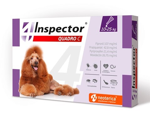 Inspector-Quadro-C-10-25-kg Inspector quadro С spot-on / Инспектор куадро С спот-он за кучета 10 - 25 кг - Image 1