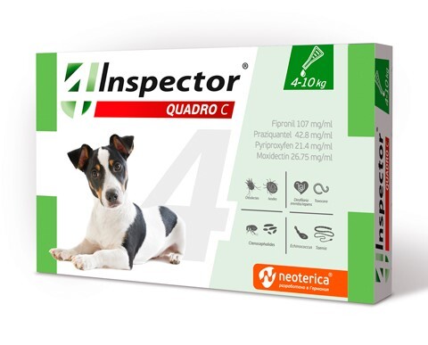 Inspector-Quadro-C-4-10-kg Inspector quadro С spot-on / Инспектор куадро С спот-он за кучета 4 - 10 кг - Image 1