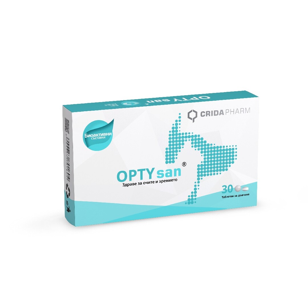 OPTYsan ® / ОПТИсан таблетки за дъвчене за кучета и котки   30 таблетки - Image 1