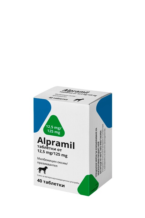 Alpramil-125-25-mg-DOG Alpramil 12.5 mg/125 mg / Алпрамил таблетки 12.5 мг/125 мг - Image 1