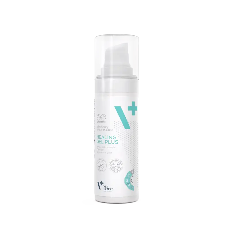 VET EXPERT HEALING GEL PLUS – хидрогел подпомагащ заздравяването на рани - 30 мл - Image 1