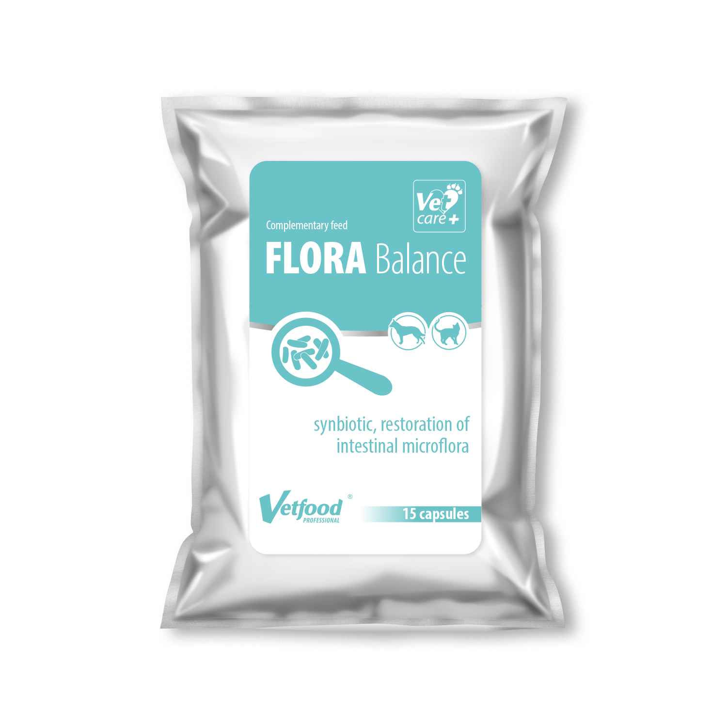 Vetfood Flora Balance - пробиотик и пребиотик за кучета и котки - Image 1