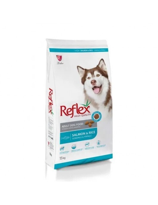 3868-530x686 Reflex Dog Adult Fish&Rice / Пълноценна храна с риба и ориз за израснали кучета от средни и едри породи - 15 кг. - Image 1