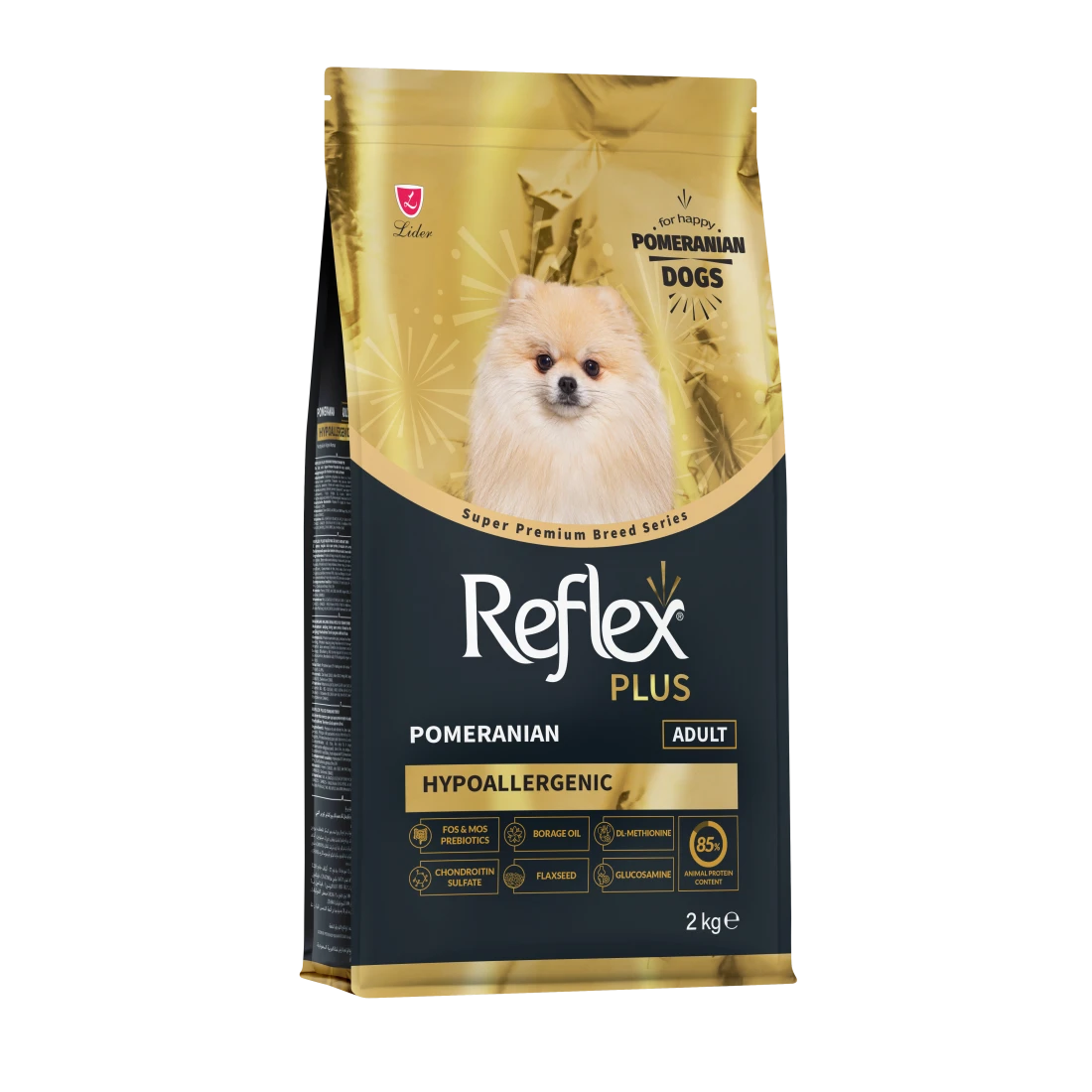 Reflex-Plus-Pomeranian-Adult-super-premium-hrana-za-pomerani-2-kg Reflex Plus Pomeranian Adult / Супер премиум храна за Померан - 2 кг. - Image 1