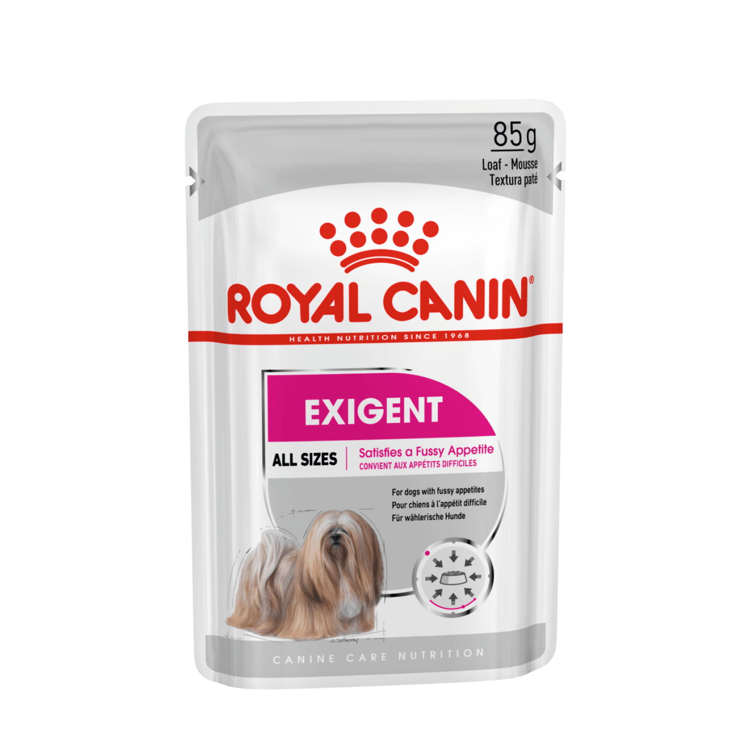 Royal-Canin-EXIGENT-LOAF-POUCH-za-kucheta-s-kaprizen-apetit-85gr Royal Canin EXIGENT LOAF POUCH / За кучета с капризен апетит - 85гр - Image 1