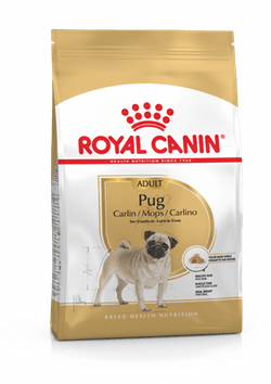 bf1a28fa0ab4ef5b7c8f219349ecf3edcd620406 Royal Canin PUG ADULT / Храна за мопс над 10 месеца - 1.5кг - Image 1