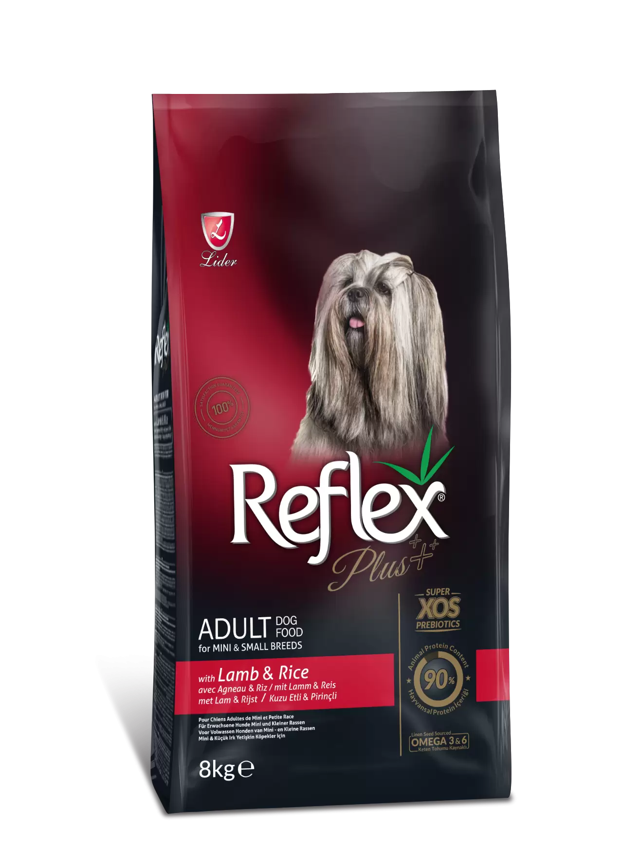 product_gallery_2023-12-14_12-59-241 Reflex Plus Adult Dog Food Small Breed Lamb & Rice / Рефлекс Плюс пълноценна храна за дребни породи с агнешко и ориз-8кг - Image 1