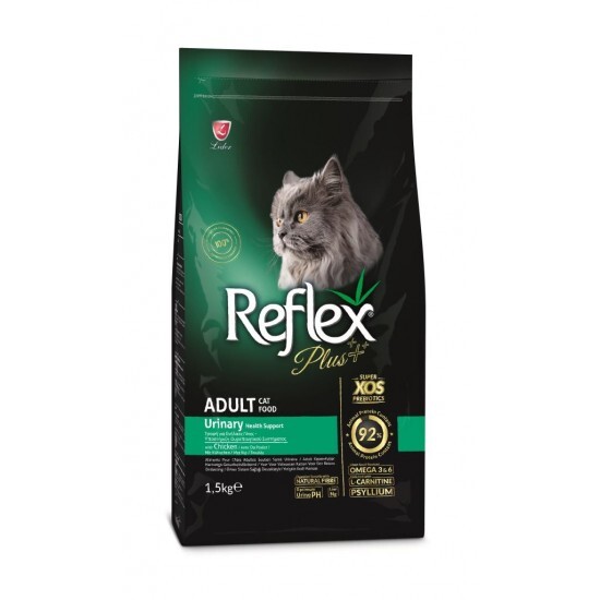 Reflex Plus Urinary Chicken Adult Cat - Пълноценна храна за израснали котки от всички породи с пилешко и с грижа за уринарния тракт - 1,5 кг. - Image 1