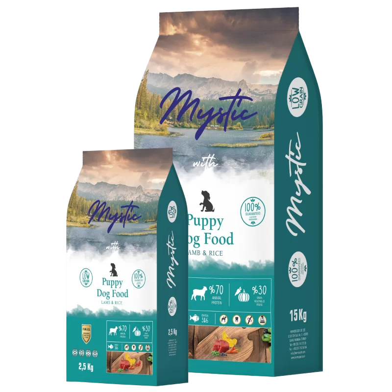 Mystic Храна за малки кучета с агне и ориз - 15 кг. - Image 1
