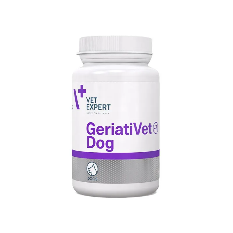 vet-expert-geriativet-dog-preparat-wspomagajacy-dla-starszych-psow Vet Expert GeriatiVet Dog +7 / Гериативет +7 за възрастни малки и средни породи кучета - 45 таблетки - Image 1