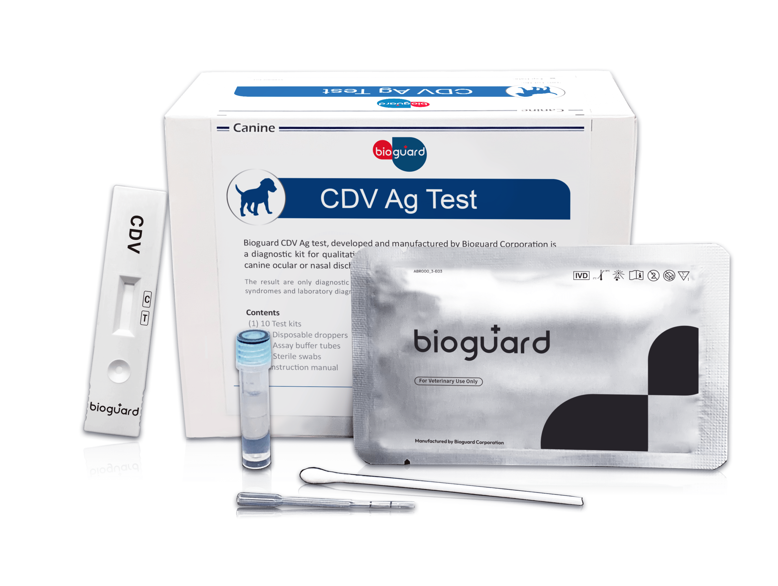 Тест CDV Ag Test kit Bioguard - 1 брой - Image 1