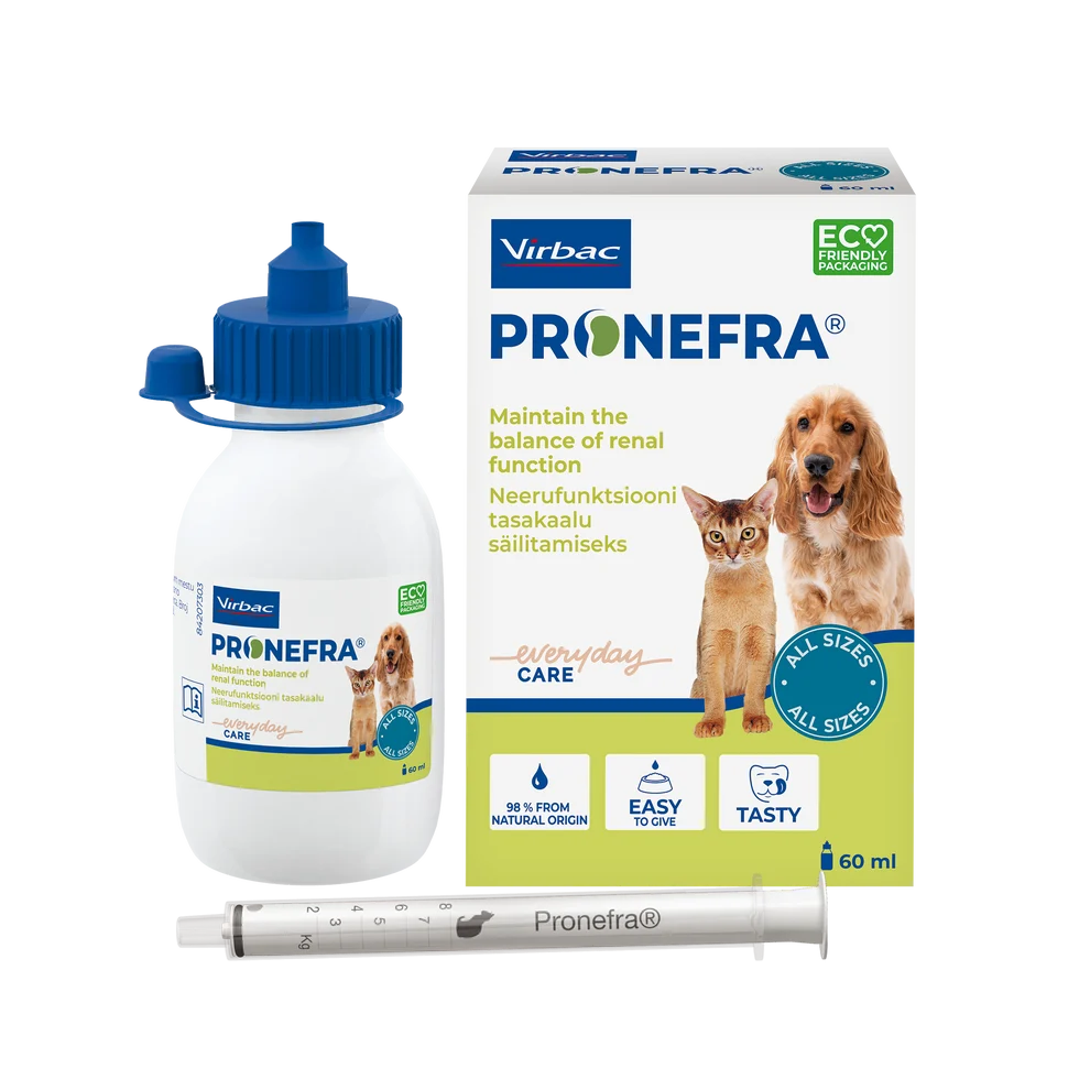 309472_Packshot_Pronefra_60ml_face Pronefra / Пронефра – вкусна суспензия, за поддържане баланса на бъбречната фукнция – 60 мл. - Image 1