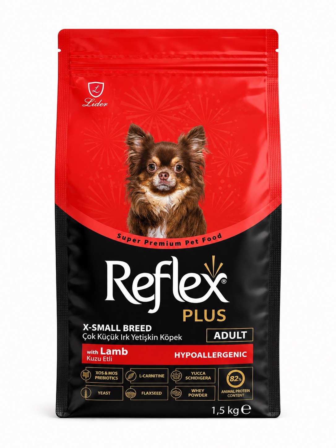 Reflex Plus lamb X-small breed Adult - за кучета от много малки породи над 10 месеца 1,5 кг. - Image 1